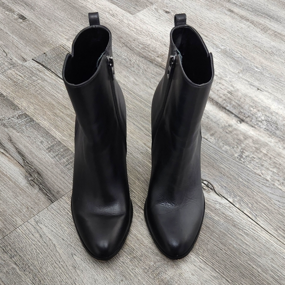 Coach Jemma Black Ankle Boots WORN ONCE - Picture 2 of 12